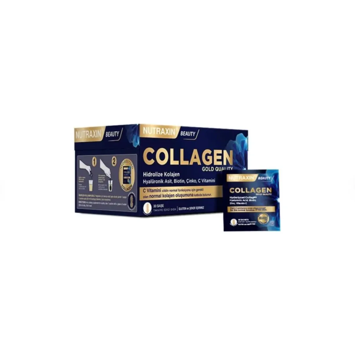 Nutraxin Gold Collagen Plus 10000 Mg 30 Saşe