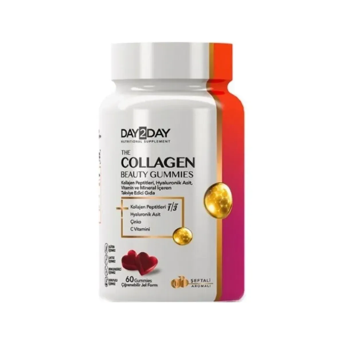 Day2day The Collagen Beauty Gummies 60 Çiğnenebilir Jel Form