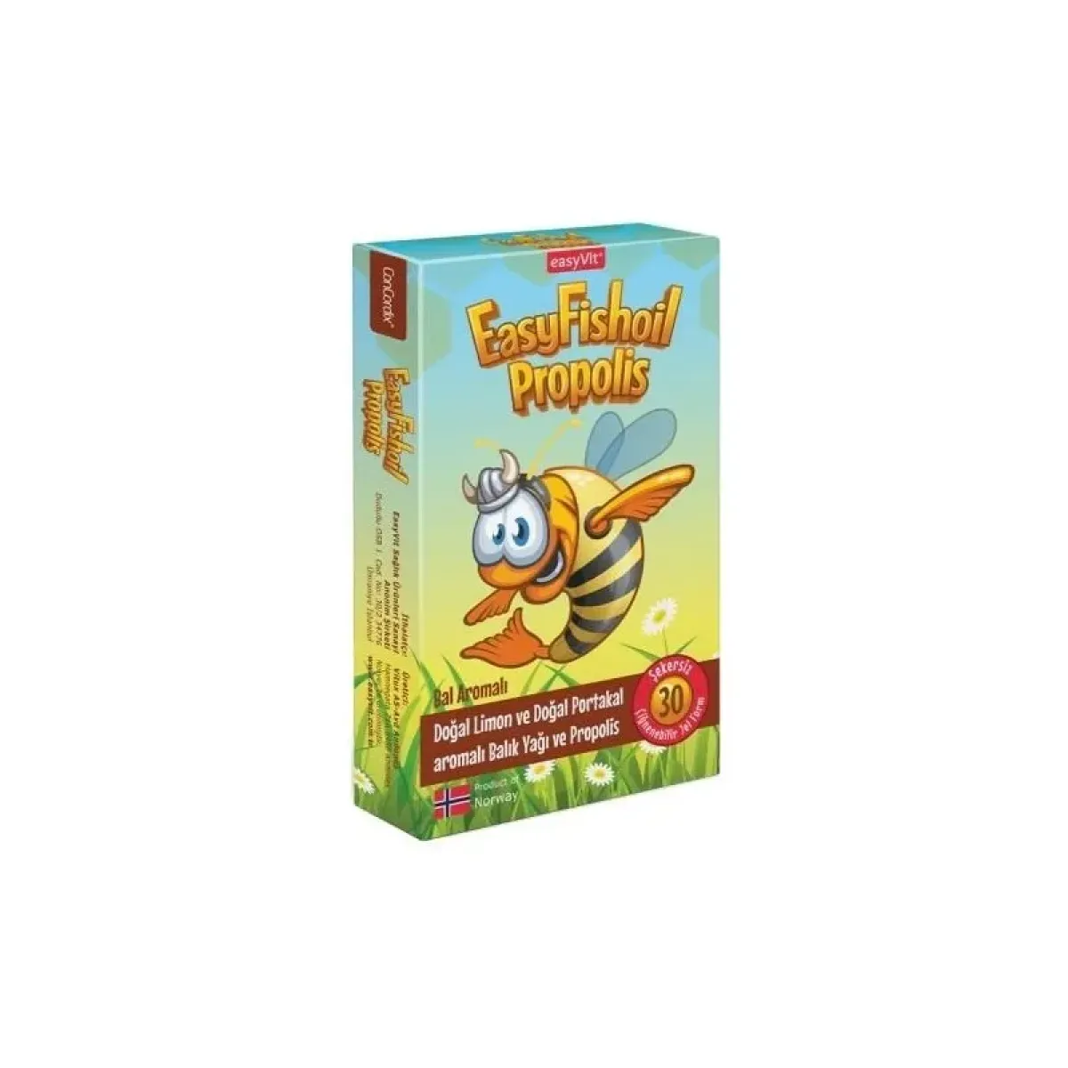 Easyfishoil Propolisli Omega 3 Jel Tablet 30\’lu