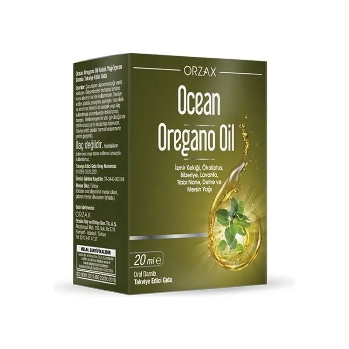 Ocean Oregano Oil Damla 20 ml