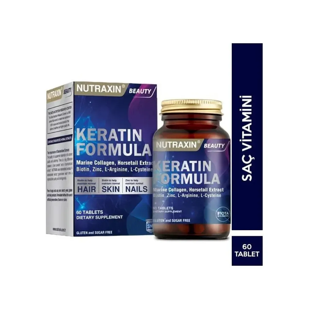 Nutraxin Keratin Formula 60 Tablet