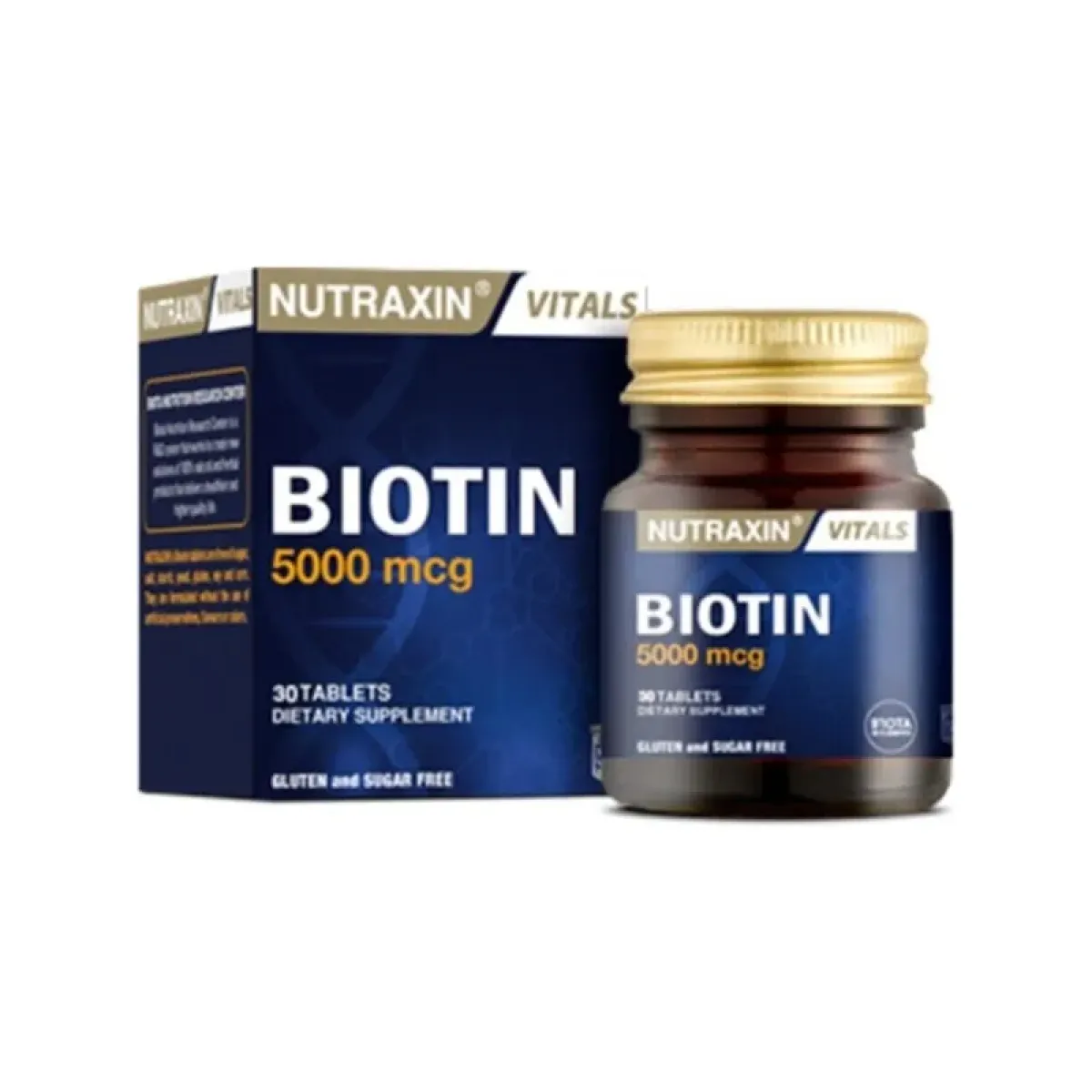 Nutraxin Biotin 5000 mg 30 Tablet