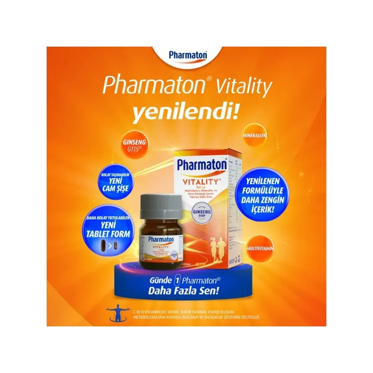 Pharmaton Vitality 60 Tablet
