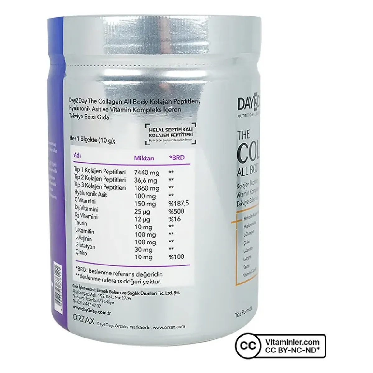 Day2day The Collagen All Body Toz 300 gr