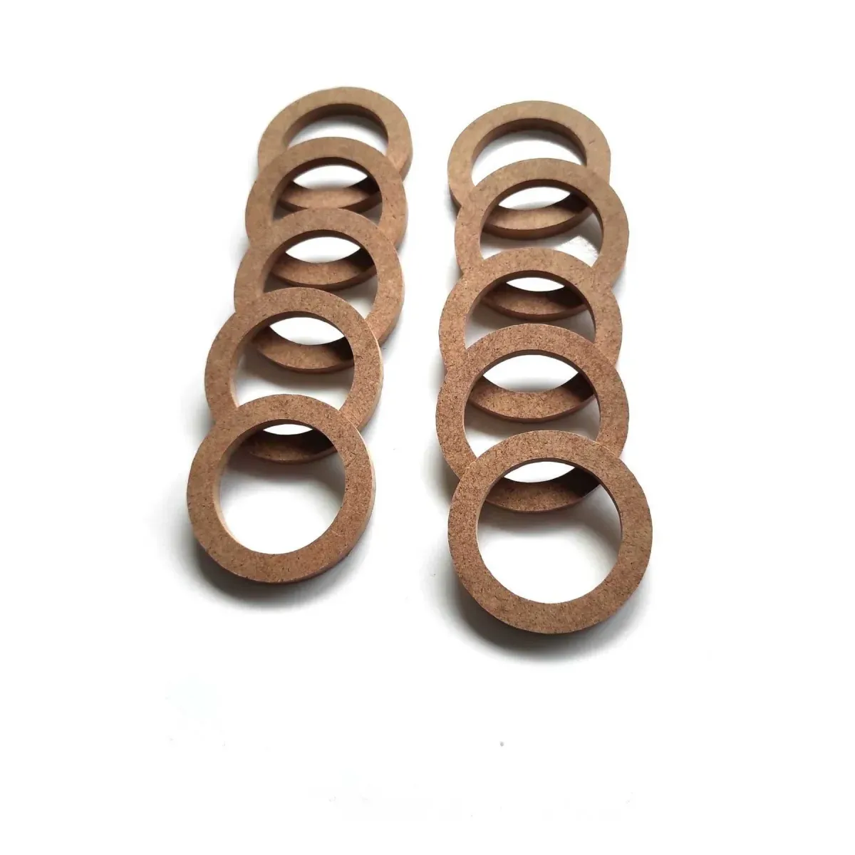 10'lu Ahşap Mdf Hobi Halka 5,5 Cm Mini Kasnak